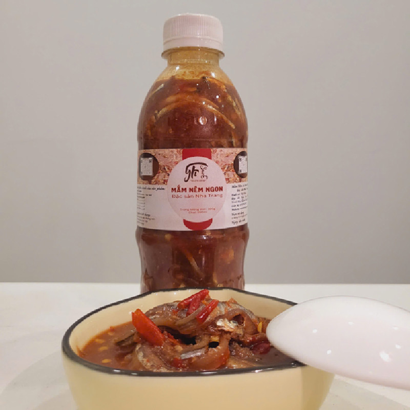 Pha mắm cá cơm nguyên con đã pha sẵn gia vị một cách ngon nhất
